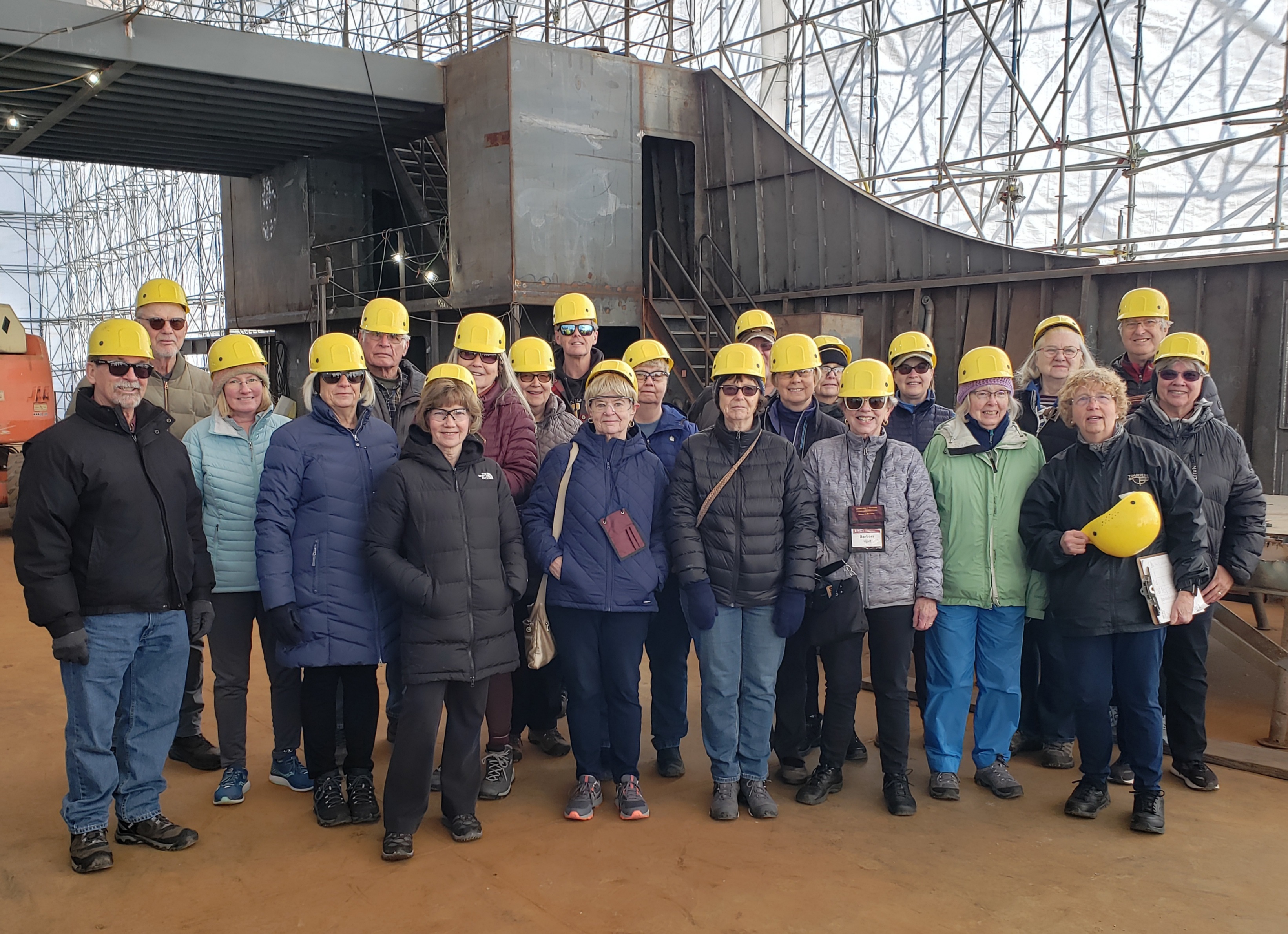 Members tour the Fraser Shipyards 